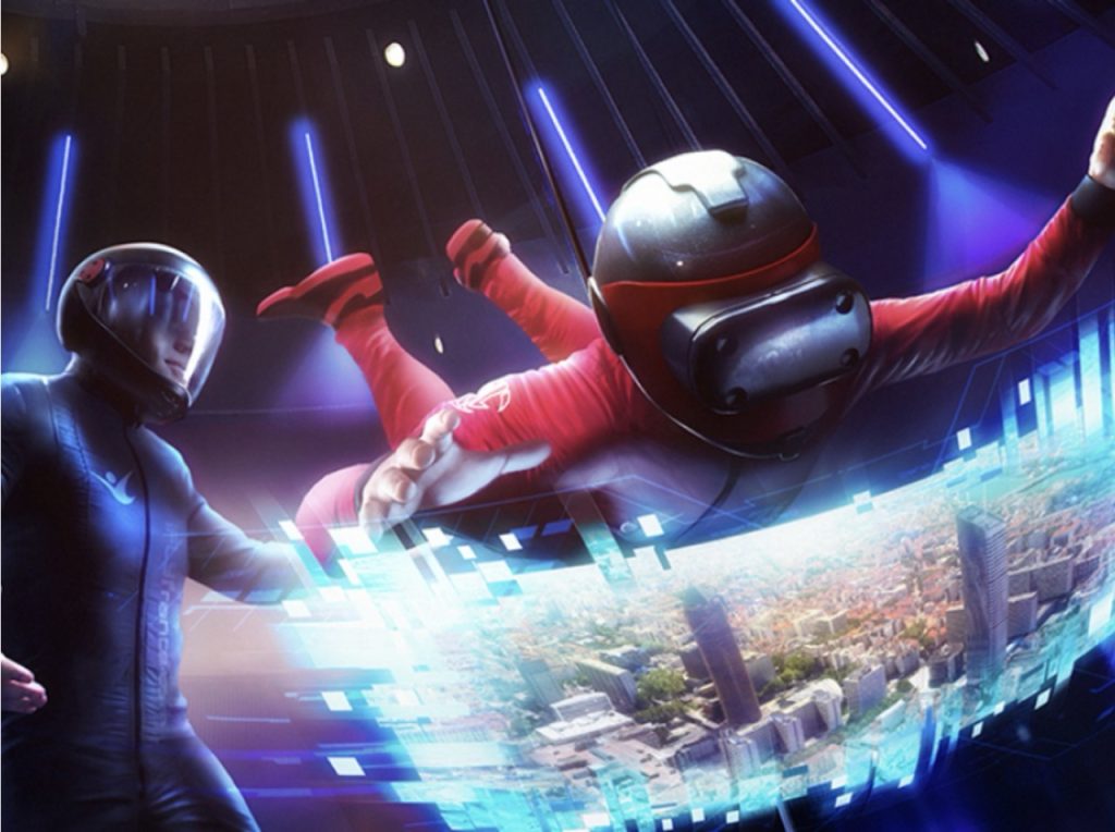 vol ultimate 4D au dessus de lyon realité virutelle chute libre indoor ifly