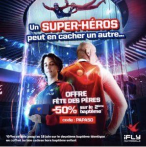 fêtes des pères super héros ifly