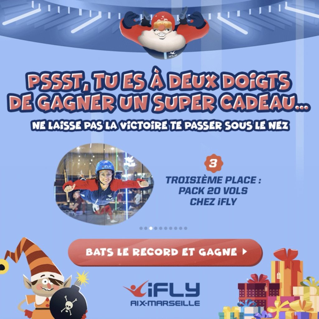 cadeau jeu concours flyingsanta