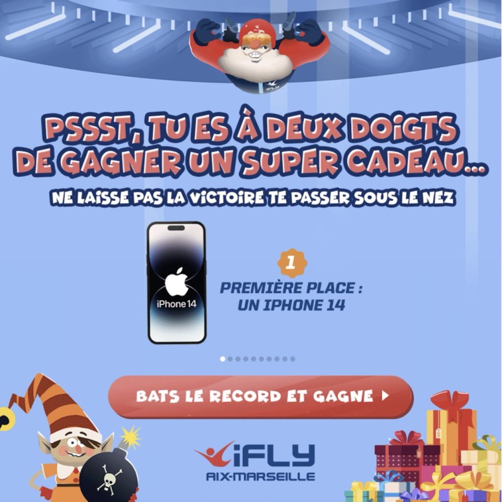 jeu concours iPhone 14 flyingsanta