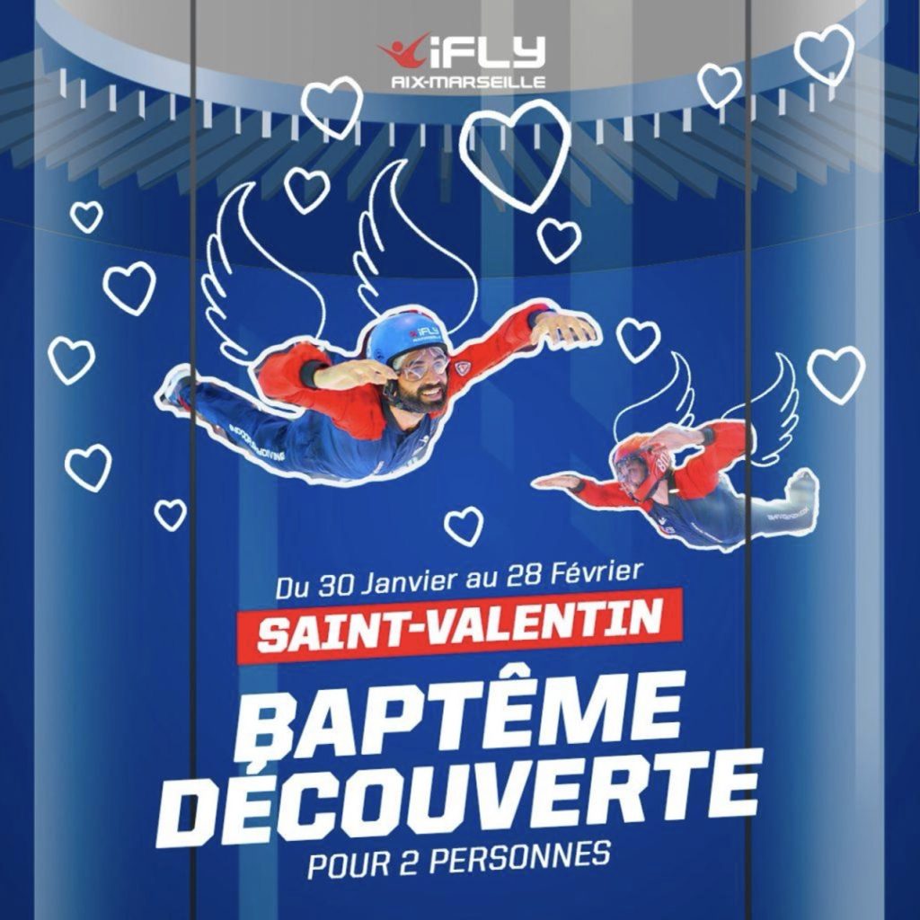 saint Valentin baptême décourte chute libre indoor