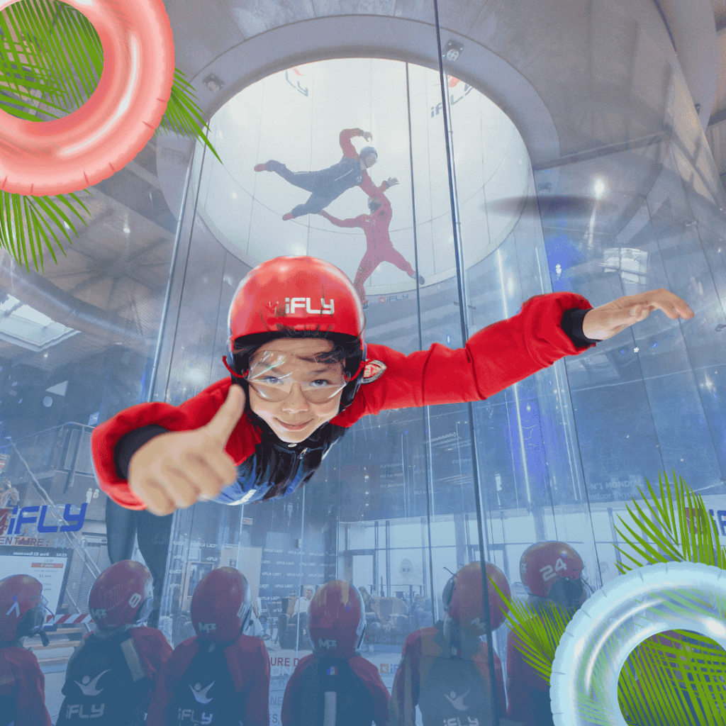 chute libre indoor enfant pack été