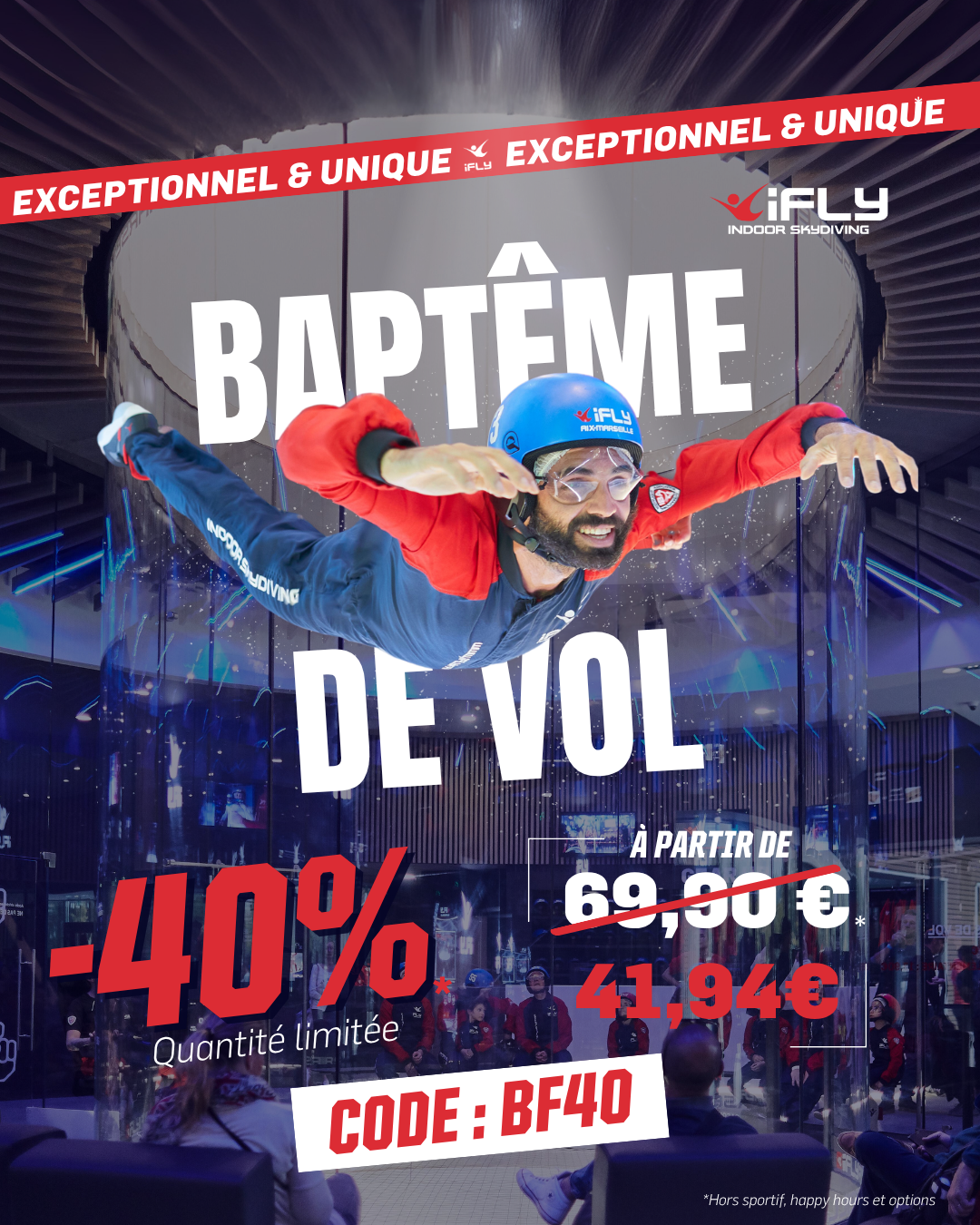 Baptême Découverte iFLY