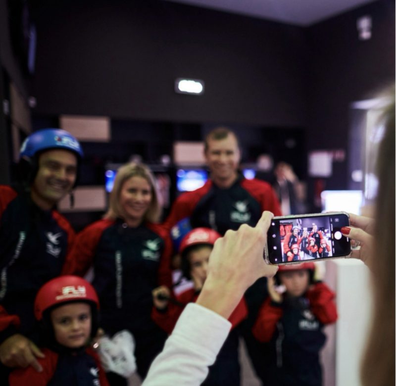 photo souvenir famille ifly aix marseille